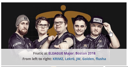 Fnatic EL Major Boston 2018