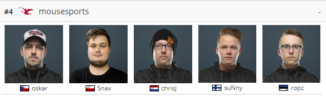 mousesports team